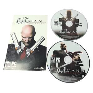 Hitman CONTRACTS & BLOOD MONEY PC DVD-ROM Video Game Bundle Rated M 17+ Eidos